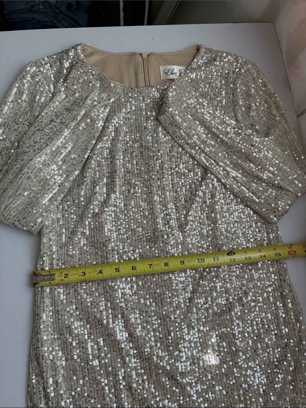 Eliza J Sequin Sheath Dress - Picture 9 of 12